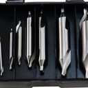 Shars #1-8 60 Degree HSS Center Drill Combined Drill & Countersink 8 pcs Set 404-1419 !