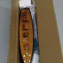 SAILINGSTORY Wooden Sailboat Decor Ship Model Yacht Classic America's Cup Racer Columbia 1901 Replica, Navy