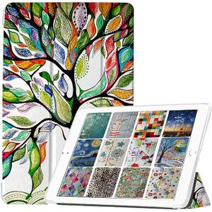 DTTO for iPad (A16) 11th Generation Case 11 Inch 2025, iPad 10th Generation Case 10.9 Inch 2022, Premium Leather Business Folio Stand Cover with Pencil Holder - Auto Wake/Sleep, Love Tree