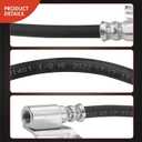 A-Premium Rear Passenger Brake Hydraulic Hose Compatible with Select Lincoln Models - Town Car Limousine 1998 1999 2000 2001 2002 4.6L - Replace# F8VZ2A442AA