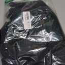 HUHOT Women's Summer Sundress Sleeveless Halter Neck Spring 2025 Floral with Pocket Elastic Waist Ruffle Mini Dresses (XX-Large, Black)