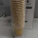 100 Pack 12 oz Disposable Paper Coffee Cups, Leak Proof Insulated Ripple Wall Hot Cups for Espresso, Coffee, Tea, Hot Chocolate, To Go Drinks (Home, Office, Cafe Bar)