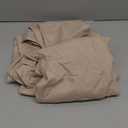 KKJIAF 3 Piece Toddler Sheet Set Microfiber, Includes a Flat Sheet, a Fitted Sheet and a Ruffle Pillowcase, Khaki