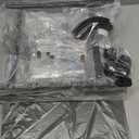 WLIVE Dresser with 3 Drawers, Fabric Nightstand, Cabinet with Wheels, Organizer Storage Dresser for Bedroom, Office, Closets, Sturdy Steel Frame, Easy Pull Handle, Rustic Brown Wood Grain Print