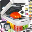 Mueller The Real Original Pro Vegetable Chopper & Mandoline Slicer, 10-in-1
since 2013, 8 Blade Food Veggie Chopper, Onion Vegetable Cutter with Container, Kitchen Gadgets & Essentials
