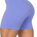 Sunzel No Front Seam High Waist Biker Shorts for Women, Squat Proof Yoga Workout Gym Bike Shorts (S)