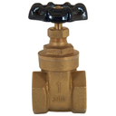 GOVALVE Heavy Duty Gate Valve - 1" NPT Stainless Steel Female x Female Thread Rotary Sluice Valve with Wheel Handle 200WOG For Water Oil Gas
