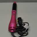 Aima Beauty One Step Hair Dryer & Volumizing Hot Air Brush, Ceramic Straightener Brush, Curler & Hot Comb 4 in 1 Salon Ionic Hair Brush, Rose Pink