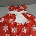 Tueenhuge Toddler Baby Girls Christmas Dress Snowflake Print Wedding Formal Birthday Party Dresses with Bowknot Belt, 100