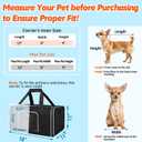 Petskd Small Pet Carrier with Wheels(18" L x 11" W x 11" H), Delta/American/United Airlines Approved, Rolling Pet Carrier for Small Dogs & Cats (Black)