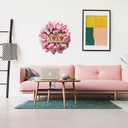 Idyllic 18 Inch Valentines Day Wreath for Front Door, Heart Ribbon Mesh Wreath for Wedding Decor, XOXO Signed Wreath for Indoor and Outdoor (Pink)