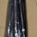 Tension Curtain Rod, Extra Long Outdoor Curtain Rod 43-100 Inch Adjustable, 1.1 Inch Diameter Thick Heavy Duty Black Shower Curtain Rod, Stainless Steel Shower Rod for Bathroom No Drilling, No Rust