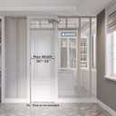 FINOSEN 5.3FT Commercial Grade Sliding Pocket Door Hardware Track Kit,Top Mount,Heavy Duty,Smoothly and Quite,Easy to Install,Aluminum(Door is not Included)