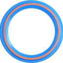 JEEFUD Flying Disc for Kids Adults 11 inch Flying Ring, 3 Pack Beach Backyard Sports Play Soft Discs, Sport Outdoor Toy Gift for 4+ Year Old Boys Girls Family (3PCS (BluePink&Turquoise))