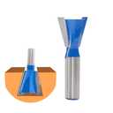 1-1/8 Dovetail Router Bit 1/2 Shank Half-Blind & Through Dovetail Bits for Making Boxes Drawers Chests for Engraving Router planing Head Wood Cutte Woodworking Tools Carving Cutting Tool