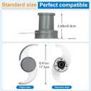 27055 Replacement S Blade Compatible with robot coupe R2, R2N, R2B, R2U Commercial Food Processor, S Smooth Blade Assembly