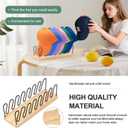 BINSUNS 2 Pack Hat Organizer for Baseball Caps, Metal Hat Rack - No Install Hat Holder Cap Organizer for 14 Baseball Caps, Hat Stand Storage Display