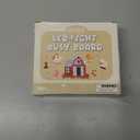 Joyreal Wooden Busy Board with LED Light, Montessori Toddler Toys, Wooden Sensory Board, Toddlers Activity Travel Toys for Boy & Girl Birthday Gift (Farm Theme)