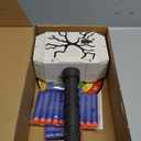 Coophit Thors Dart-Blasting Hammer Toys Gun with Lights -Toys for 5 6 7 8 9+ Year Old Boys,Kids Roleplay Toy Thunder Mjolnir with 30 Darts