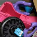 Fisher-Price Toddler Tricycle Barbie Tough Trike, Toy Bike with Handlebar Grips & Storage for Outdoor Play Kids Ages 2+ Years