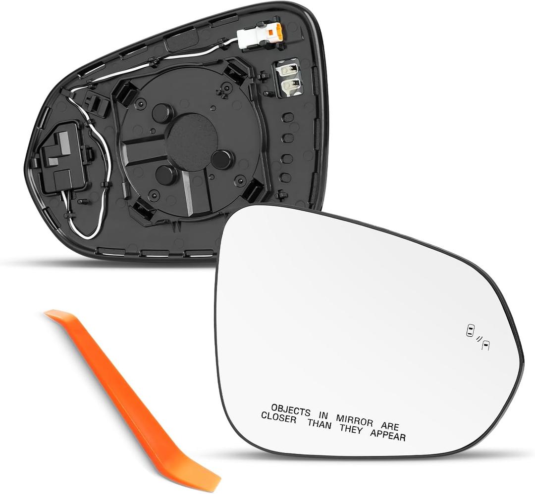 Passenger Side BSD Mirror Compatible with Lexus RX350 2016 2017 2018 2019 2020, NX200t 2015-2017, NX300 2018-2020 - Heated, Right Side Mirrors Replacement for Lexus RX NX with Blind Spot Indicator