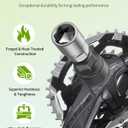 Pawfly Bicycle Crank Puller Kit, Bike Crank Removal Tool for Square Taper, Shimano Octalink & ISIS Splined Crank Arms