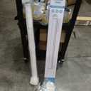 Retractable Baby Gate 34" Tall Expands  Wide Indoor Outdoor White