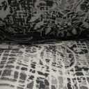 Zentavio Area Rugs 9x12 Washable Non-Slip Kid & Pet Friendly Living Room Carpets Vintage Floral Foldable Thin Low Pile Rug for Bedroom Kitchen Dining Room Grey