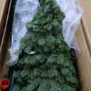 National Tree Company 10 ft Pre-Lit Downswept Douglas Fir Artificial Christmas Tree, 1,000 Clear Lights, 3,933 Tips, Includes Stand, Green