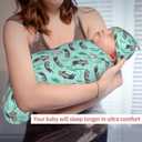 Sea Otter Swaddle Blanket with Beanie Hat Set Boys Girls, Cute Sea Otter Lover Gifts Sleep Sack Receiving Blanket for Infants & Newborns