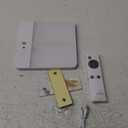 FULEN Motion Sensor Ceiling Light Fixture, Cordless Closet Light Battery Operated, Rechargeable Magnetic Mount LED Shower Light for Bathroom,Stairs,Garage,Hallway,3 Color Temperatures,Remote Control (1 Pack, White)