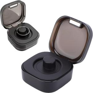 VBESTLIFE Smart Ring Charging Case for R02, R03, R06, R11M, R8, H01, SR05, 200 mAh Battery Magnetic Charger, Charges 10 Times, for Travel (Black)