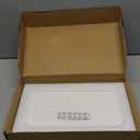 YKAJO Marble Tray, 12"x6", Bathroom Countertop Organizer Rectangular Serving Platter Decorative Elegant Natural for Perfume, Candles, Jewelry