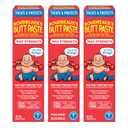 Boudreauxs Butt Paste Max Strength Diaper Rash Cream for Baby, Ointment With Zinc Oxide, 4 oz Tubes, 3 Pack
