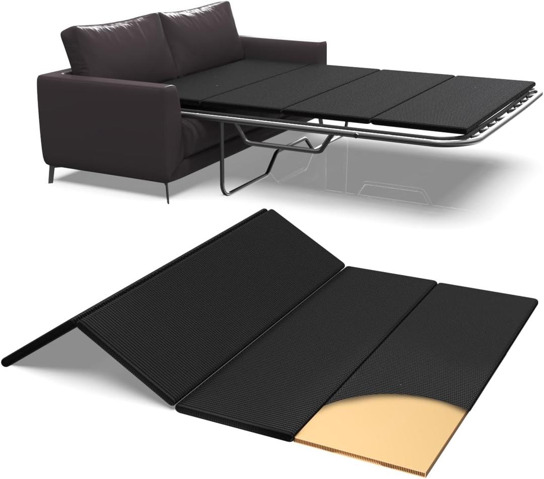 Low Profile Bed Support,Large Double Bed 10mm, Folding Spring Box,Light and Thin Bed, Queen Size 50x71