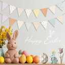 Harloon 500 Sheets Easter Origami Paper 20 Styles 6 Inch Pastel Double Sided Preprinted Easter Bunny Pattern Folding Paper Crafts Arts for School Class Holiday Scrapbook Decor Easy Fold for Beginner