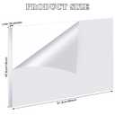 Roowest 2 Pcs 18 x 36 Inch, 1/4 Inch Thick Clear Acrylic Sheets Plastic Panels Sheets Cut to Size Cast Acrylic Board Panel with Protective Film for Craft DIY Projects Sign Frame(Transparent)