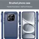 Case for Xiaomi Redmi Note 15 Pro 5G, Slim Thin Phone Cover TPU Soft Back Cases Anti-Scratch Shockproof Protective Cover for Xiaomi Redmi Note 15 Pro 5G Blue
