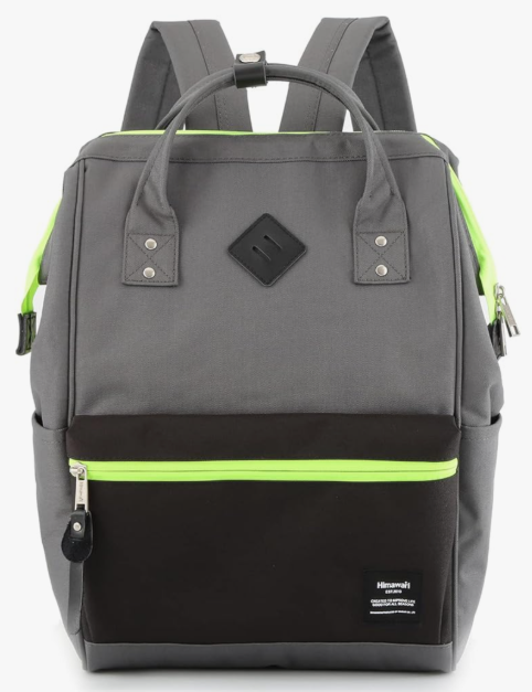 himawari Travel Backpack with USB Charging Port 15.6 Inch Doctor Work Bag laptop backpack for Women&Men(9003-Grey01#)