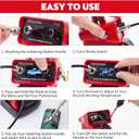 Cordless Soldering Iron Station for Milwaukee 18V Battery, Temperature Adjustable, Auto Sleep & Low Voltage Protection, C/F Conversion, OLED Digital Display, Lead-Free Solder (Tool Only)