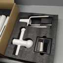 Real Estate Sign Posts with Solar Dual-Sided Light, 72'' Heavy Duty Realtor Sign Post, Fully Metallic Real Estate Sign Holder, For Sale Yard. (Sign Not Included) (White)