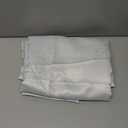 MikiUp Jacquard Rectangle Christmas Tablecloth - Xmas Snowflakes Glitz Metallic Fabric Table Cloth, Waterproof and Washable Holiday Decorative Table Cover for Party, White/Sliver 60 x 102 Inch