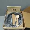 CRUSTLOVE Cast Iron Dutch Oven for Bread Baking - incl. Sourdough Bread-Baking Supplies like Banneton Bread-Proofing Basket - 5QT Bread-Oven with Lid Bread-Making Kit Pan, Pot, Sour Sough Tools, Lame