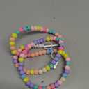 4-in-1 Beaded Charging Cable, Metal Design, Nicely Packed, 60W Fast Charging, MFi Certified, Cute Colorful Cable, Gift for Girls, Compatible with iPhone, iPad, AirPods, Galaxy, and More (3.3FT, Pastel Rainbow Macaron)