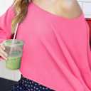 Ugerlov Women's Lightweight Cashmere Fall Sweater Long Sleeve Crewneck Knit Pullover Tops Casual Outfit Fashion 2024 (Pink)