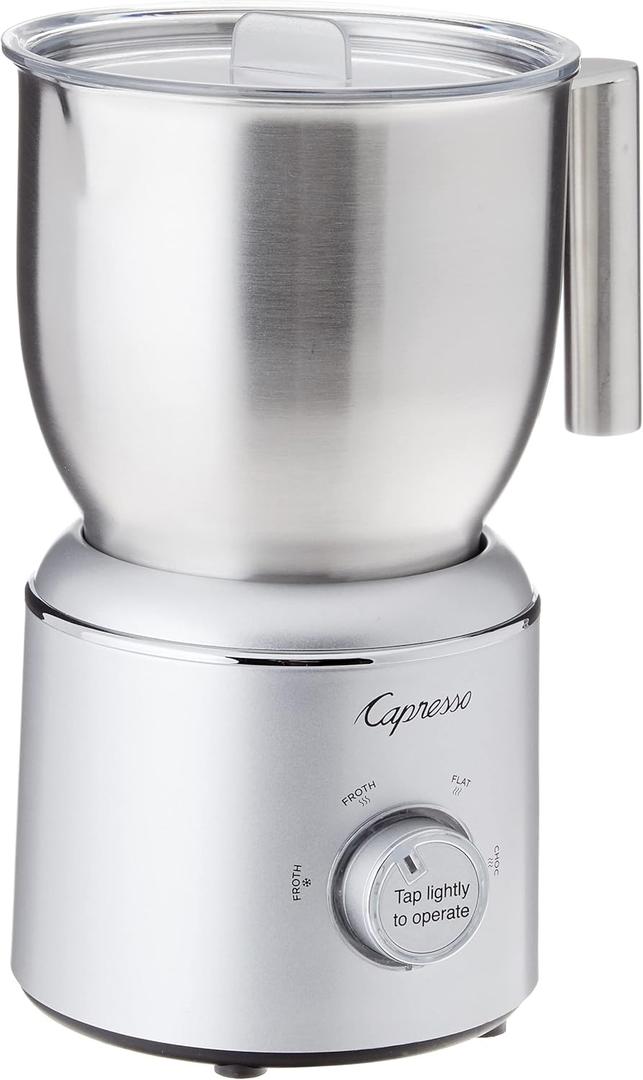 Capresso froth Select Automatic Milk Frother and Hot Chocolate Maker, Stainless Steel 209.05, Silver, 20 ounce