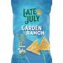 2 x Late July Snacks, Garden Ranch Tortilla Chips, 7.8-oz. Bag (7.8 Ounce (Pack of 1))