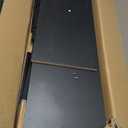 WLIVE Black Dresser TV Stand for 45, 50, 55 inch TV, Entertainment Center with LED Lights & Charging Station, Chest of Drawers with 8 Fabric Drawers and Open Shelves for Living Room, Hallway, Wood Top