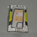 Matone Compatible with iPhone 12 Case, Compatible with iPhone 12 Pro Case, Clear Slim Protective Hybrid Cover Hard PC Back with TPU Bumper - Black