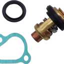 Outboard Thermostat kit BF20hp Thru 130hp 19300-ZV5-043 with Gasket 19351-ZV5-000 Replaces Honda